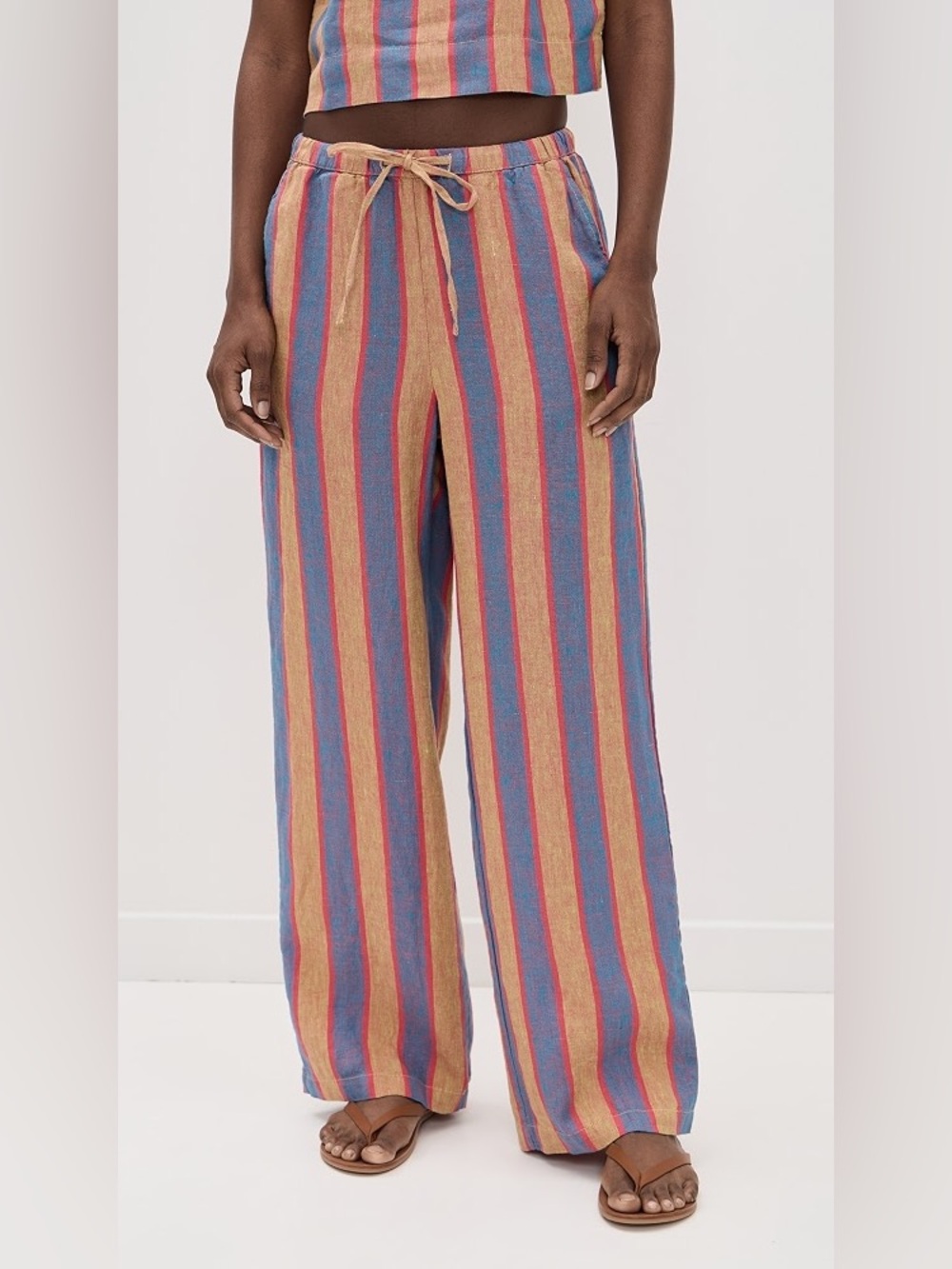 Rails Emmie Linen Pants in Rio Stripe